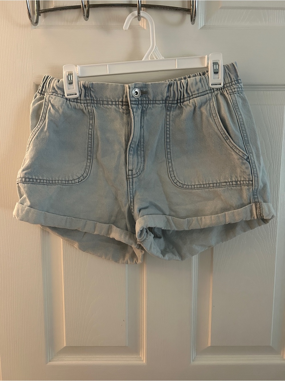 Ardene Light Blue Rolled-Hem Jean Shorts